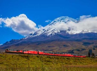 Đi tàu hoả ở Ecuado
