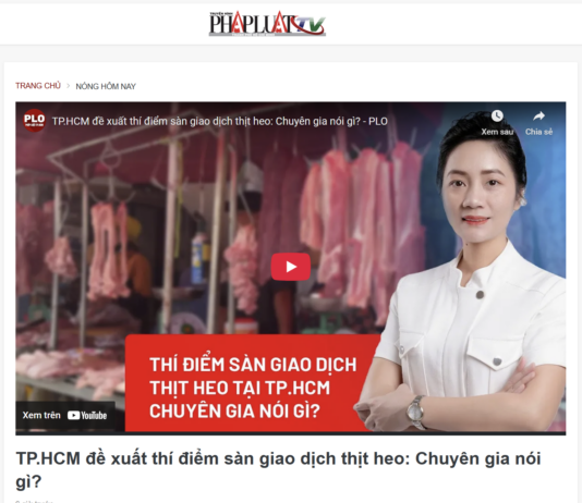 TP.HCM đề xuất thí điểm sàn giao dịch thịt heo: Chuyên gia nói gì? San giao dich thit heo