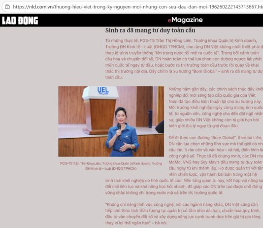 Sinh ra da mang tu duy toan cau