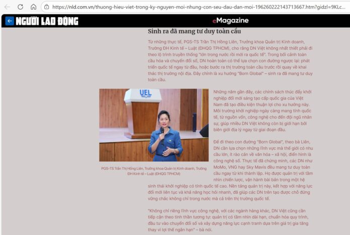 Sinh ra da mang tu duy toan cau