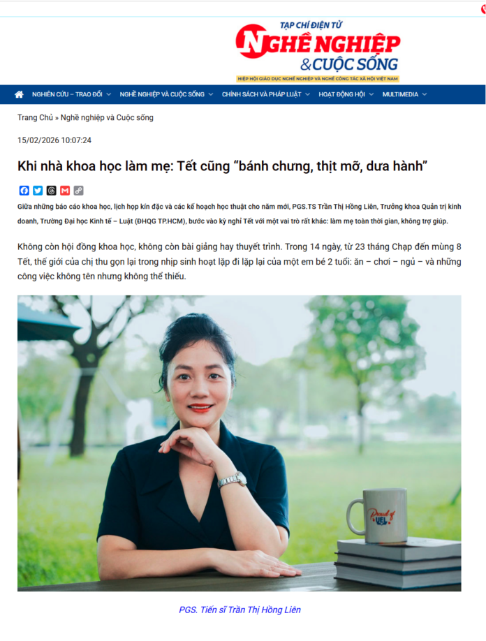 PGS. TS. Tran Thi Hong Lien