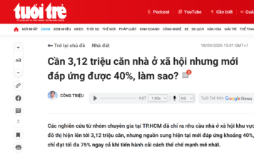 Sự kiện: Cần 3,12 triệu căn nhà ở xã hội nhưng mới đáp ứng được 40%, làm sao? Nhà ở xã hội